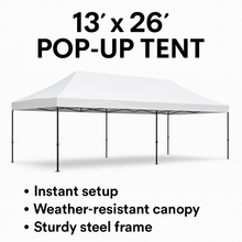 Load image into Gallery viewer, 13' X 26' Pop Up Tent