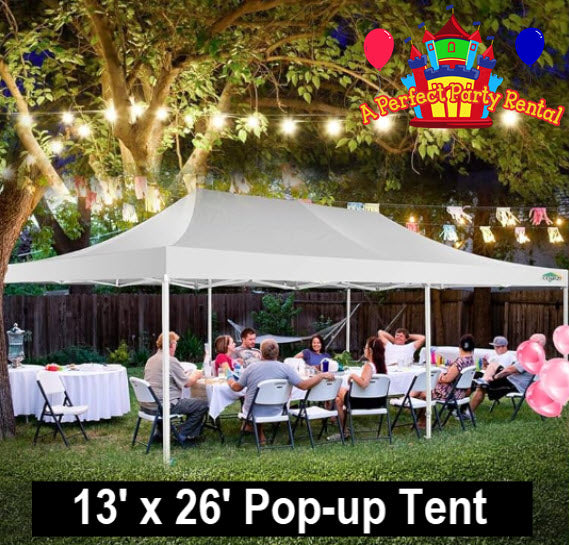 13' X 26' Pop Up Tent – A Perfect Party Rental