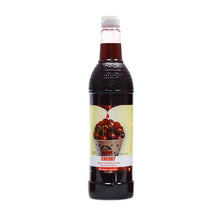 Load image into Gallery viewer, Extra Snow Cone Syrup &amp; Cones— Cherry