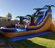 Load image into Gallery viewer, 16' Sunset Splash Single Lane Slide With Pool