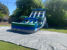 Load image into Gallery viewer, 18' Aloha Splash Center Climb Dual Lane Water Slide With Pool