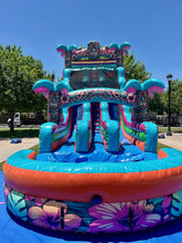 Load image into Gallery viewer, 20' Tiki Splash Dual Lane Center Climb Water Slide
