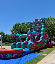 Load image into Gallery viewer, 20' Tiki Splash Dual Lane Center Climb Water Slide