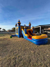 Load image into Gallery viewer, ARCTIC BOUNCE HOUSE DUAL LANE COMBO RENTAL WITH SLIDE  WET/DRY