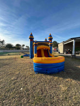 Load image into Gallery viewer, ARCTIC BOUNCE HOUSE DUAL LANE COMBO RENTAL WITH SLIDE  WET/DRY
