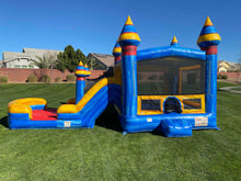 Load image into Gallery viewer, ARCTIC BOUNCE HOUSE DUAL LANE COMBO RENTAL WITH SLIDE  WET/DRY