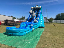 Load image into Gallery viewer, 20' Dolphin Water Slide Rental With Pool