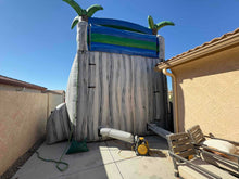 Load image into Gallery viewer, 18' Aloha Splash Center Climb Dual Lane Water Slide With Pool