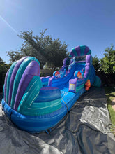 Load image into Gallery viewer, 16' Under the Sea Single Lane Waterslide with Pool