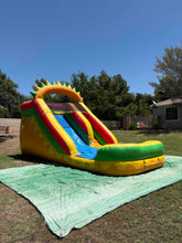 Load image into Gallery viewer, 14' SUNSHINE FALLS INFLATABLE WATER SLIDE RENTAL