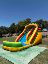 Load image into Gallery viewer, 14' SUNSHINE FALLS INFLATABLE WATER SLIDE RENTAL