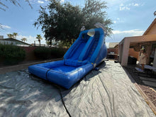 Load image into Gallery viewer, 14' DOLPHIN SPLASH INFLATABLE WATER SLIDE RENTAL