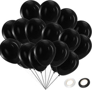 Black Party Balloons