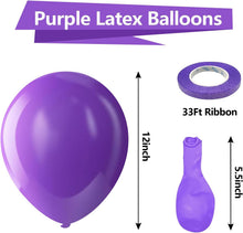 Load image into Gallery viewer, Purple Party Balloons