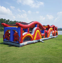 Load image into Gallery viewer, 62' SHADOW INFLATABLE OBSTACLE COURSE RENTAL- Dry Only