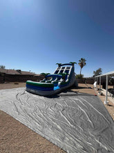 Load image into Gallery viewer, 18' Aloha Splash Center Climb Dual Lane Water Slide With Pool