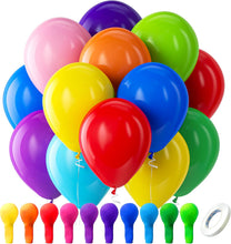 Load image into Gallery viewer, Balloon Variety Balloons (100 Pack, 12 inch round)