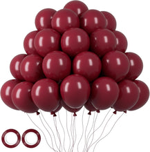 Load image into Gallery viewer, Maroon Party Balloons