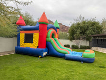 Load image into Gallery viewer, MINI CASTLE BOUNCE HOUSE COMBO RENTAL #1.  WET or DRY