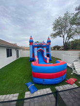 Load image into Gallery viewer, MEGA FLASH BOUNCE HOUSE COMBO RENTAL WITH SLIDE WET/DRY