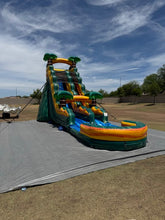 Load image into Gallery viewer, 20' Cali Palms  Water Slide Rental with Pool