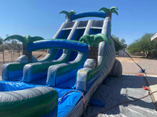 Load image into Gallery viewer, 18' Aloha Splash Center Climb Dual Lane Water Slide With Pool