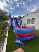 Load image into Gallery viewer, MEGA FLASH BOUNCE HOUSE COMBO RENTAL WITH SLIDE WET/DRY