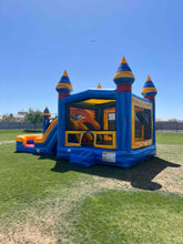 Load image into Gallery viewer, ARCTIC BOUNCE HOUSE DUAL LANE COMBO RENTAL WITH SLIDE  WET/DRY
