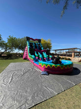 Load image into Gallery viewer, ‼️NEW‼️ 20'  Gamer Dual Lane Center Climb  Water Slide Rental- With Pool