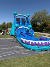 Load image into Gallery viewer, ‼️NEW‼️ 20'  Electric Dual Lane Water Slide Rental - With Pool