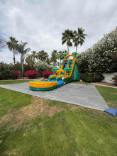Load image into Gallery viewer, 20' Cali Palms  Water Slide Rental with Pool