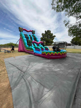 Load image into Gallery viewer, ‼️NEW‼️ 20'  Gamer Dual Lane Center Climb  Water Slide Rental- With Pool