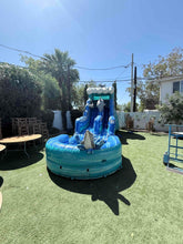 Load image into Gallery viewer, 16' Dolphin Water Slide Rental With Pool