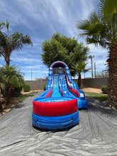 Load image into Gallery viewer, 16' LIBERTY FALLS INFLATABLE WATER SLIDE RENTAL- With inflated Pool