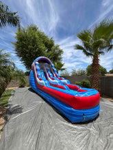 Load image into Gallery viewer, 16' LIBERTY FALLS INFLATABLE WATER SLIDE RENTAL- With inflated Pool