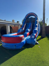 Load image into Gallery viewer, 16' LIBERTY FALLS INFLATABLE WATER SLIDE RENTAL- With inflated Pool