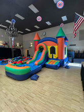 Load image into Gallery viewer, MINI CASTLE BOUNCE HOUSE COMBO RENTAL #1.  WET or DRY
