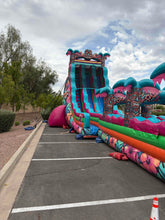 Load image into Gallery viewer, 27' Tiki Splash Dual lane Water and Slip n slide