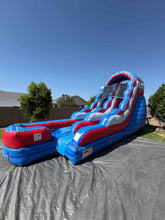 Load image into Gallery viewer, 16' LIBERTY FALLS INFLATABLE WATER SLIDE RENTAL- With inflated Pool