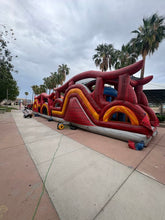 Load image into Gallery viewer, 62' SHADOW INFLATABLE OBSTACLE COURSE RENTAL- Dry Only