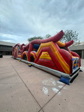 Load image into Gallery viewer, 62' SHADOW INFLATABLE OBSTACLE COURSE RENTAL- Dry Only