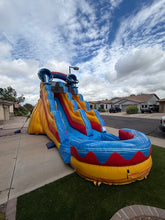 Load image into Gallery viewer, 18' BUCKET DROP INFLATABLE WATER SLIDE RENTAL