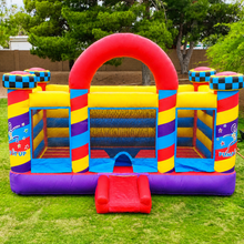 Load image into Gallery viewer, Basketball Court Bounce House
