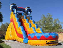 Load image into Gallery viewer, 18' BUCKET DROP INFLATABLE WATER SLIDE RENTAL