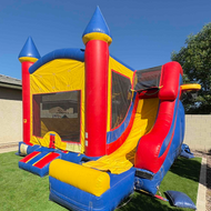CASTLE COMBO BOUNCE HOUSE RENTAL #8  WET or DRY