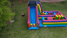Load image into Gallery viewer, 40' 360 DEGREE INFLATABLE OBSTACLE COURSE RENTAL