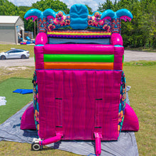 Load image into Gallery viewer, ‼️NEW‼️ 18' Tiki Splash Dual Lane Center Climb Water Slide