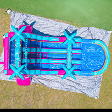 Load image into Gallery viewer, ‼️NEW‼️ 18' Tiki Splash Dual Lane Center Climb Water Slide