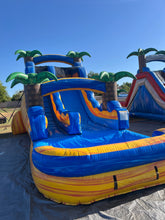 Load image into Gallery viewer, 16' Sunset Splash Single Lane Slide With Pool