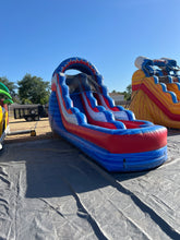Load image into Gallery viewer, 16' LIBERTY FALLS INFLATABLE WATER SLIDE RENTAL- With inflated Pool